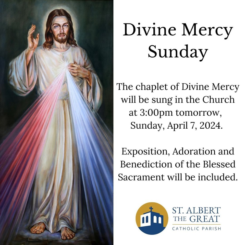 Divine Mercy Sunday Saint Albert the Great Parish and School North Royalton, OH